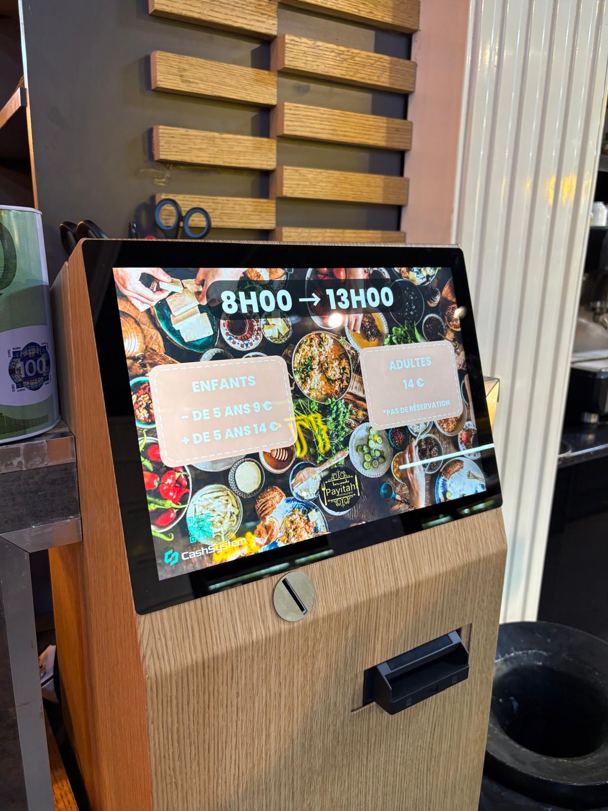 Monnayeur automatique CashSystem Compact Wood — design bois