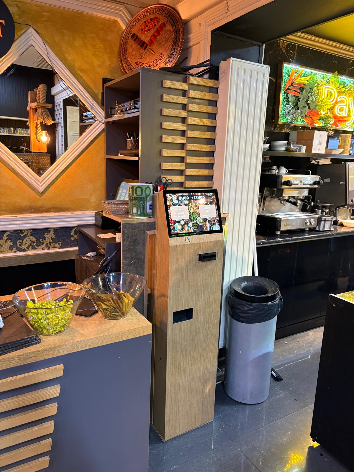 CashSystem Compact Wood — vue verticale